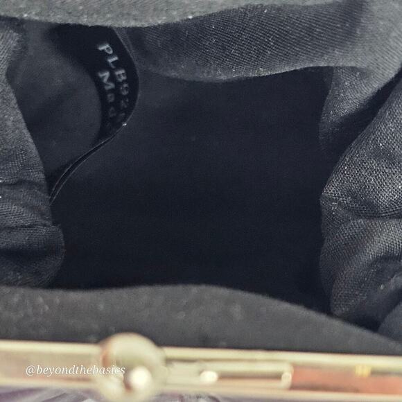 Miche Karie Purple Ruffle Front Faux Leather Coin Pouch - Picture 9 of 9